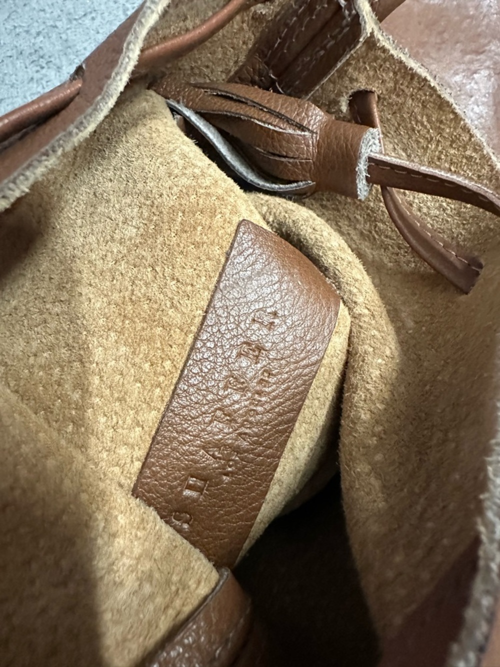 Lot Leather Women Bags Shaffer Los Angeles Greta Bucket Bag & LAURA U.S.A - Picture 3 of 11